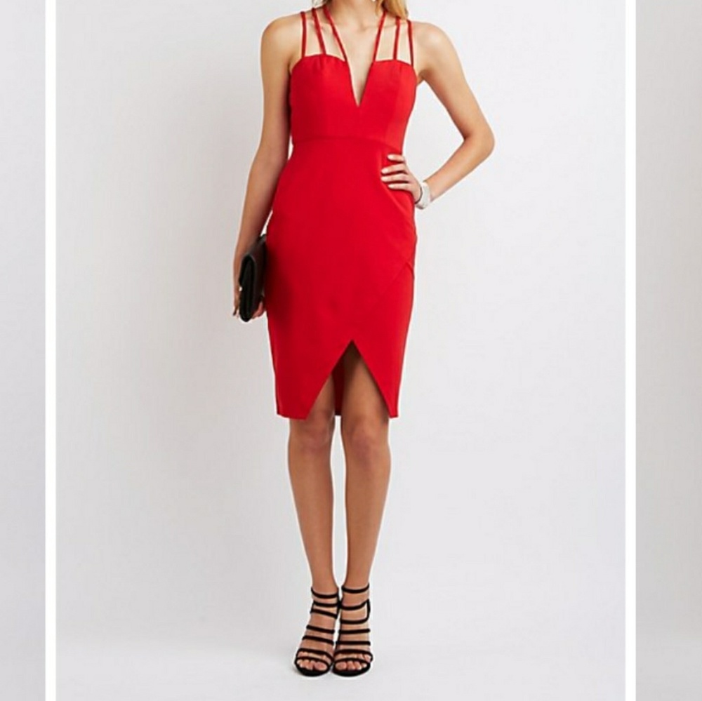 Strappy Red Dress